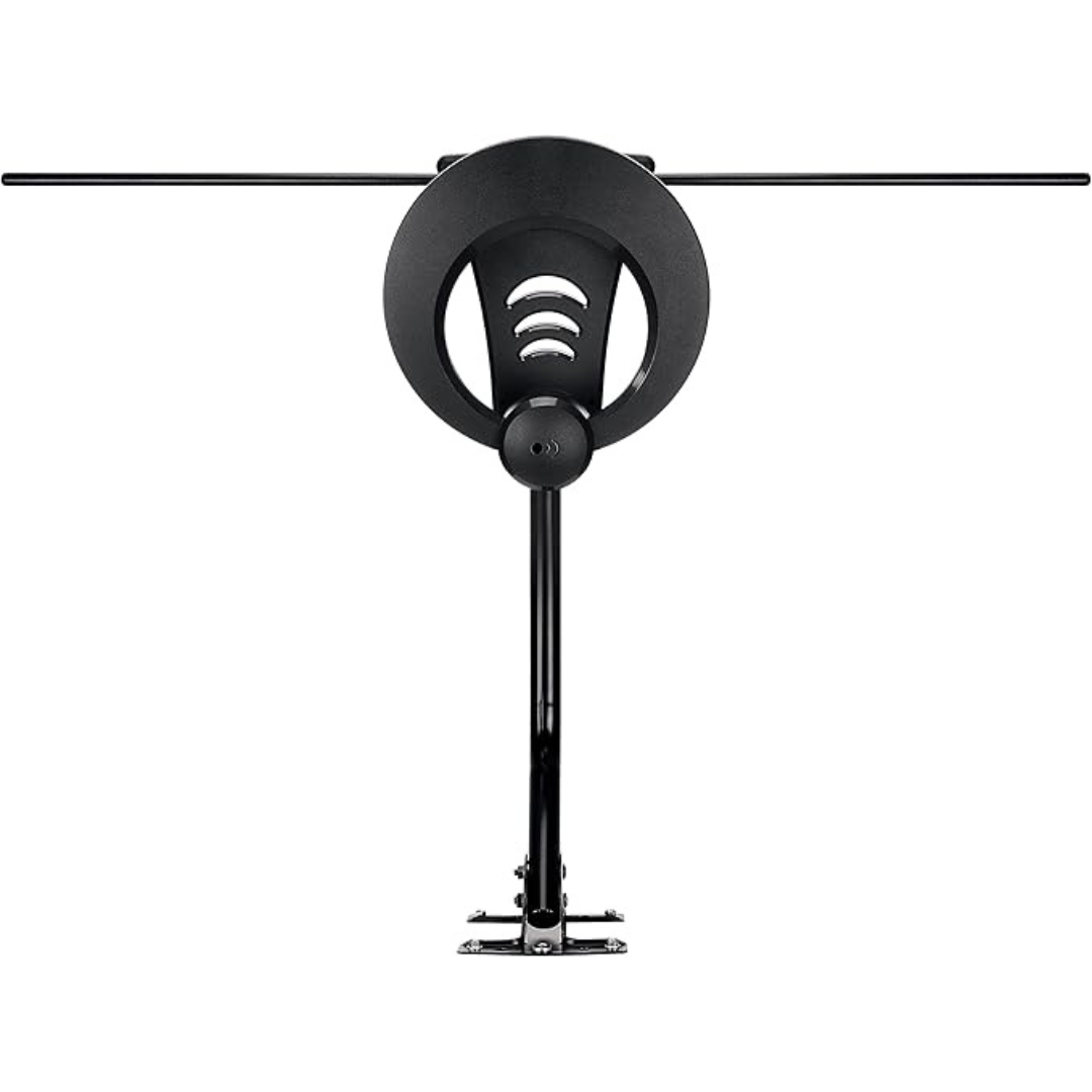 1MAX UHF VHF Indoor/Outdoor HDTV Antenna with Mast (40 Miles Range)