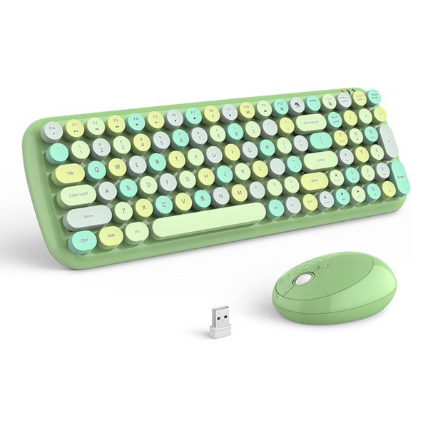 MOFII Colorful Wireless Keyboard & Mouse Combo