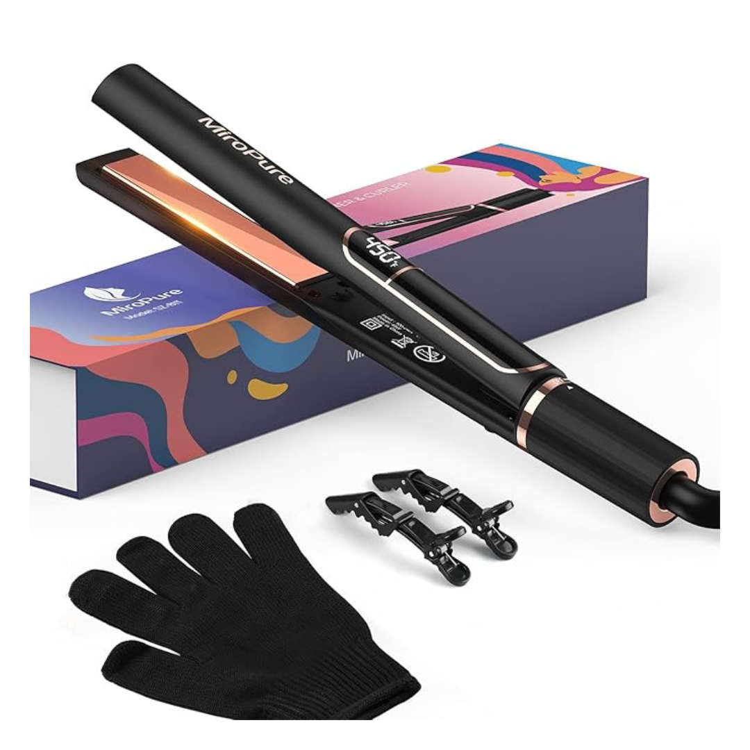 MiroPure Professional Ceramic Flat Iron Hair Straightener