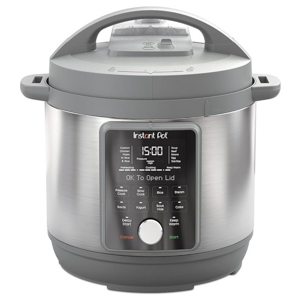 Instant Pot 8-Quart Whisper Quiet 9-In-1 Electric Pressure Cooker, Slow Rice Cooker, Steamer, Sauté, Yogurt Maker, Warmer & Sterilizer