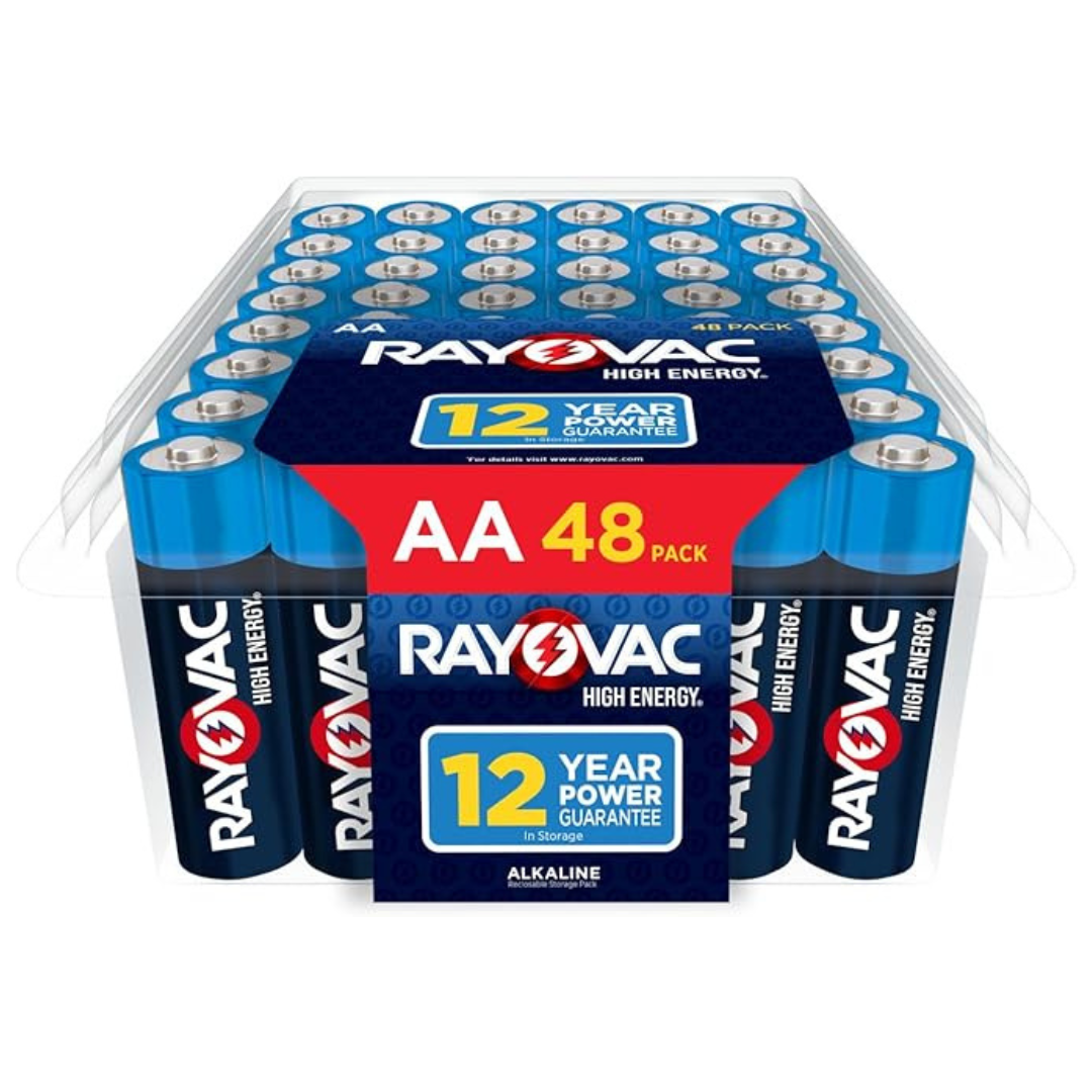 Rayovac High Energy AA Batteries (48 Pack)