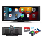 Portable 10.26" HD Touchscreen Wireless Carplay Car Stereo