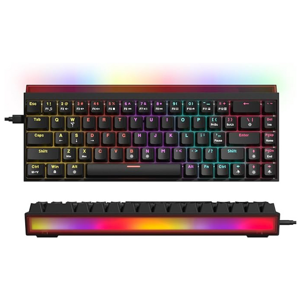Womier 60% Gaming Keyboard With Light Box, Wired RGB Backlit Mechanical Keyboard