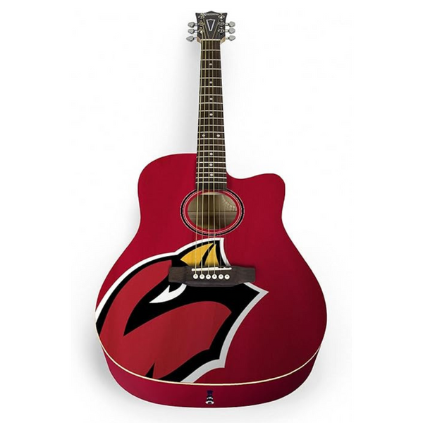 NFL Acoustic Guitar Starter Set With Stand, Bag, And Pickguard