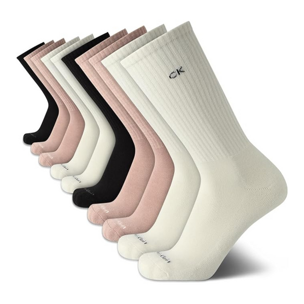 10-Pair Calvin Klein Men's Soft Stretch Crew Socks