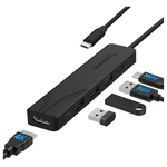 Sabrent 5-In-1 4K@60Hz HDMI/USB-C Hub/Docking Station