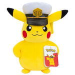 Pokemon Captain Pikachu 8" Soft Plush