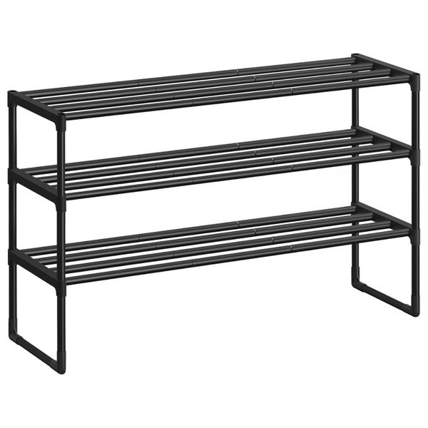 Songmics 3-Tier Stackable Shoe Rack For 16-20 Pairs