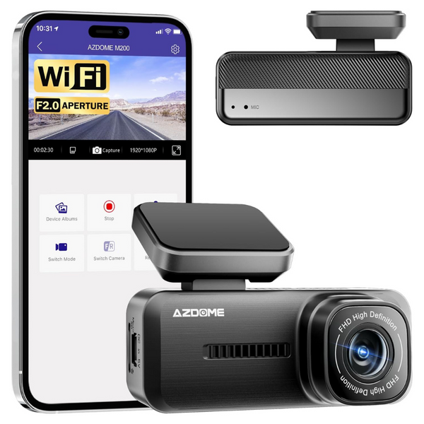 WiFi Mini M200 1080P Front Dash Cam For Cars
