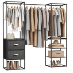 SONGMICS 70.9" Wardrobe Freestanding Clothes Rack