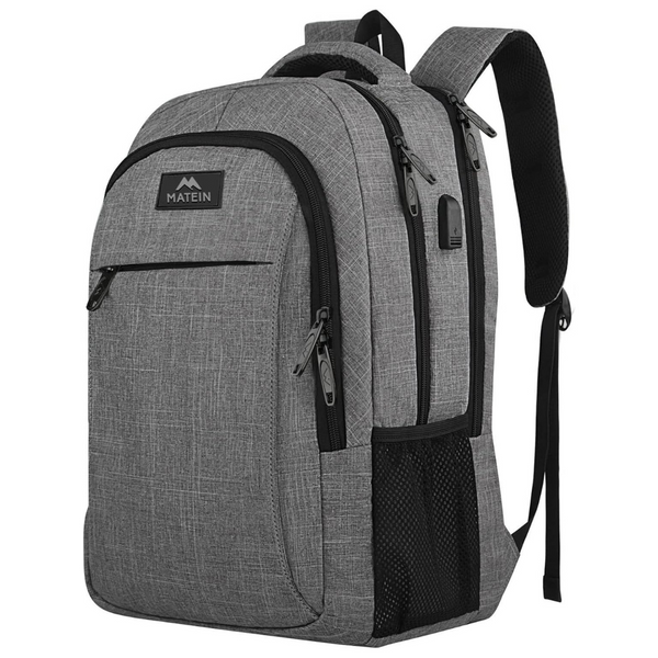 Matein Travel Anti Theft 15.6" Laptop Backpack W/ USB Port