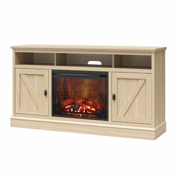 Ameriwood Home Ashton Lane Electric Fireplace TV Stand (TVs Up To 65") (4 Colors)
