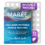 72-Pack Maree Collagen Invisible Hydrocolloid Pimple Patches
