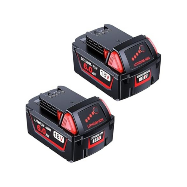 2-Pack Simple Plus+ 6.0Ah 18V Replacement For Milwaukee Batteries