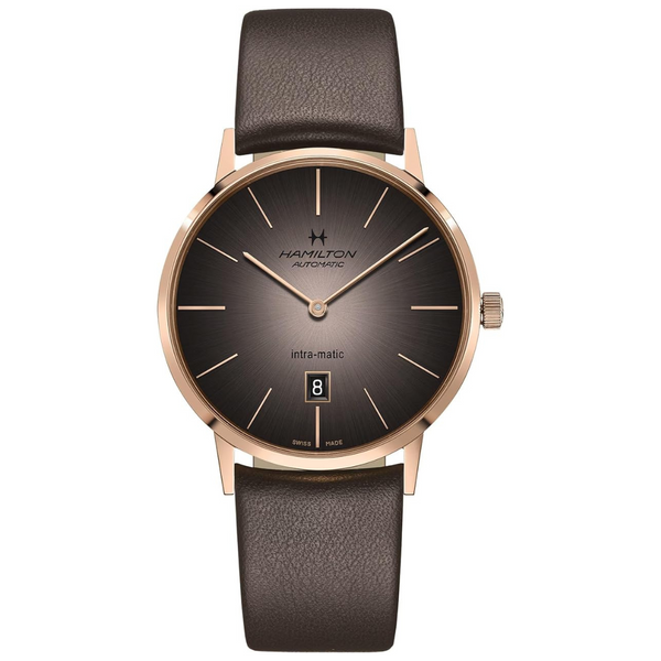 Hamilton American Classic Men's Automatic Watch W/ Leather Strap (38-42mm)