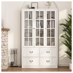 47.2" W x 78.7" H 8-Shelf Wood Bookshelf