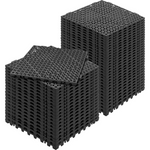 50-Piece Vevor 12" x 12" Non-Slip Interlocking Drainage Floor Tiles