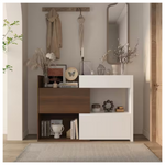 Wooden Grain 40.5" H Storage Cabinet