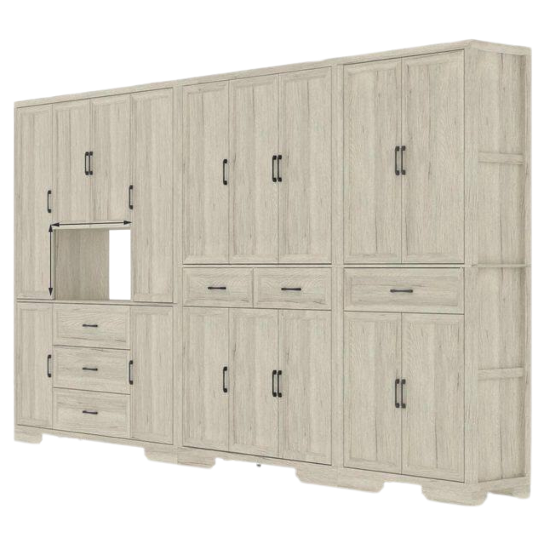 78.7" Accent Cabinet Office Storage Cabinet