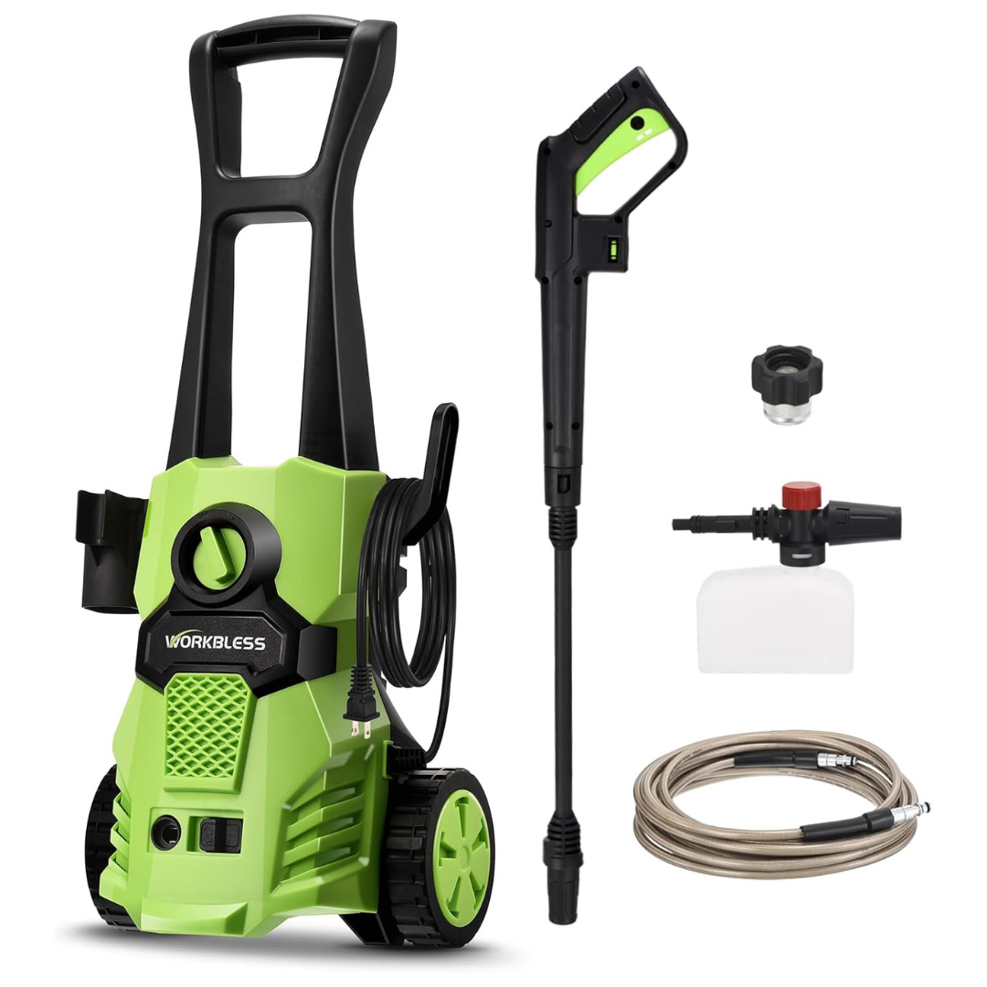 4000 PSI 2.6 GPM Electric High Pressure Washer W/ Adjustment Nozzle