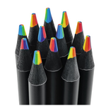12-Count Ohome Rainbow Colored Arts And Crafts Pencils