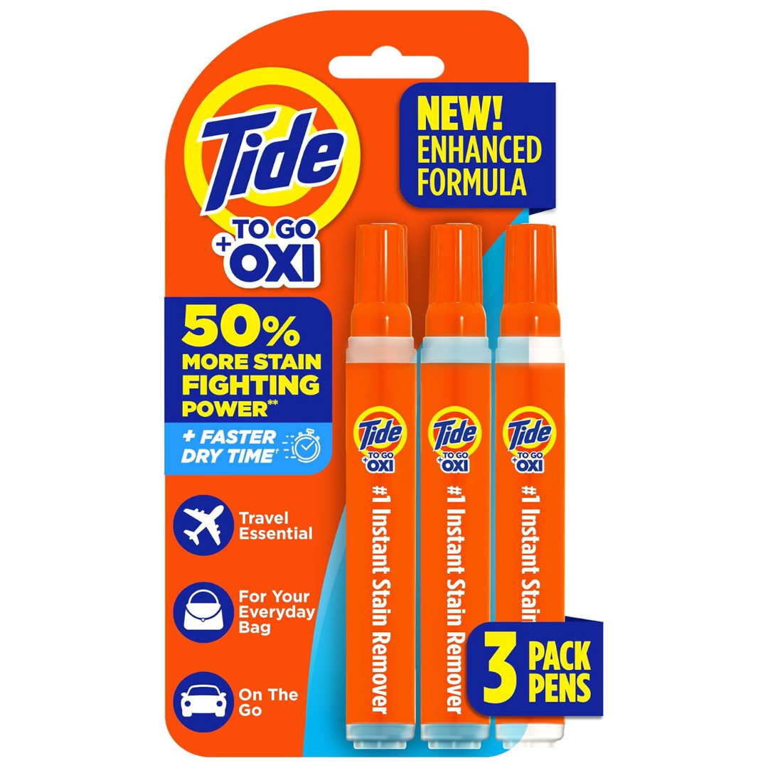 3-Count Tide To Go Instant Stain Remover Pen for Clothes