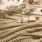 50" x 60" Ultra Soft Lightweight 3D Jacquard Fleece Throw Blanket
