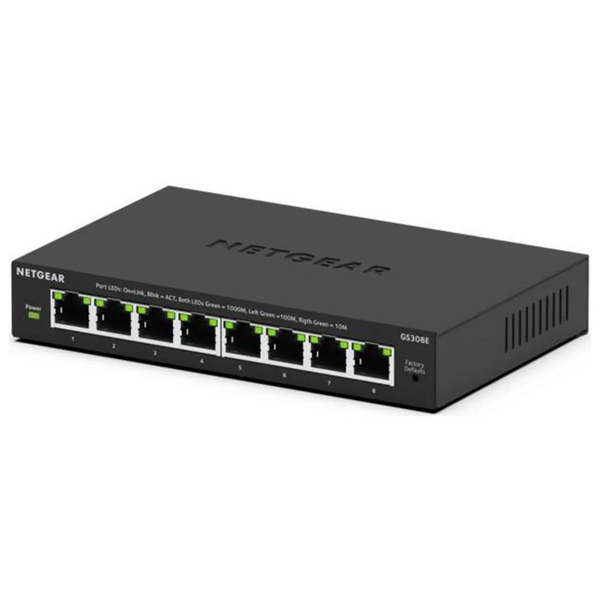 Netgear GS308E 8-Port Gigabit Ethernet Easy Smart Managed Switch