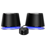 2-Pack Amazon Basics Bluetooth & USB Computer Speakers