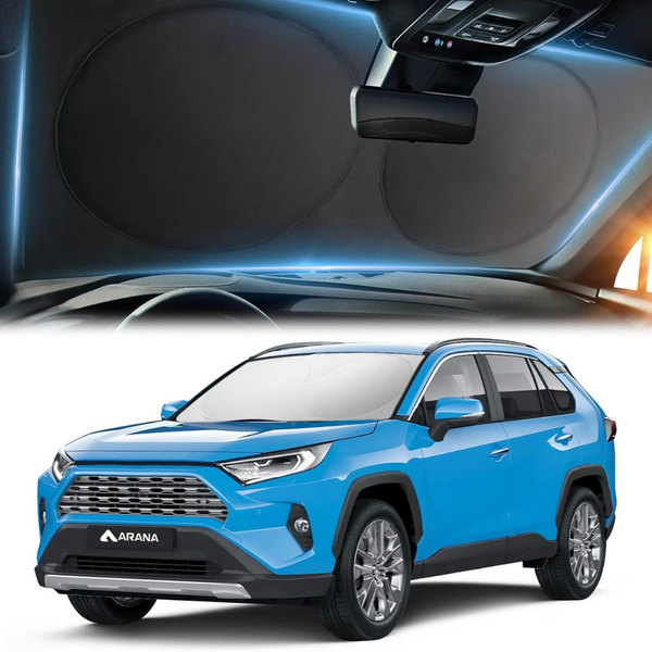 64" x 32" Heat & Light-Proof UV Blocking Car Windshield Sunshade