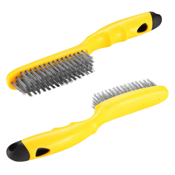 2-Piece 10.5" Heavy Duty Stainless Steel Wire Brush