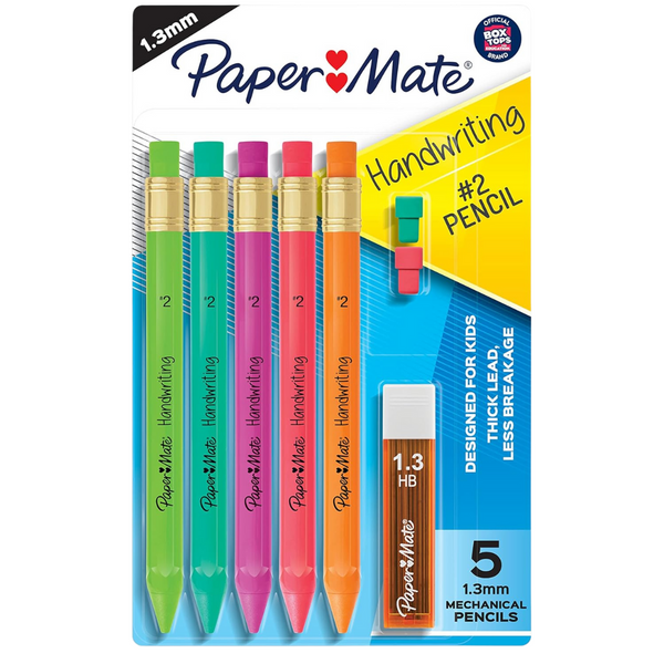 8-Count Paper Mate Handwriting Triangular Mechanical Pencil Set