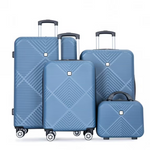 4-Piece Tripcomp Hardside Luggage Set W/ Spinner Wheels (14/20/24/28) (7 Color Options)