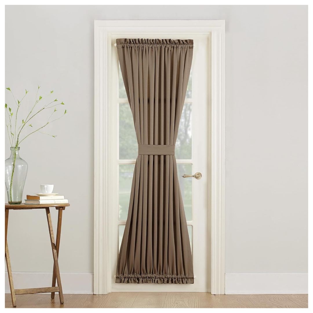 Barrow Energy Efficient Rod Pocket Door 54" x 72" Curtain Panel