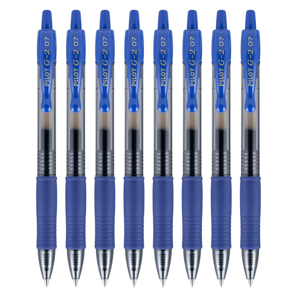 8-Count Pilot G2 Premium 0.7 mm Gel Roller Pens