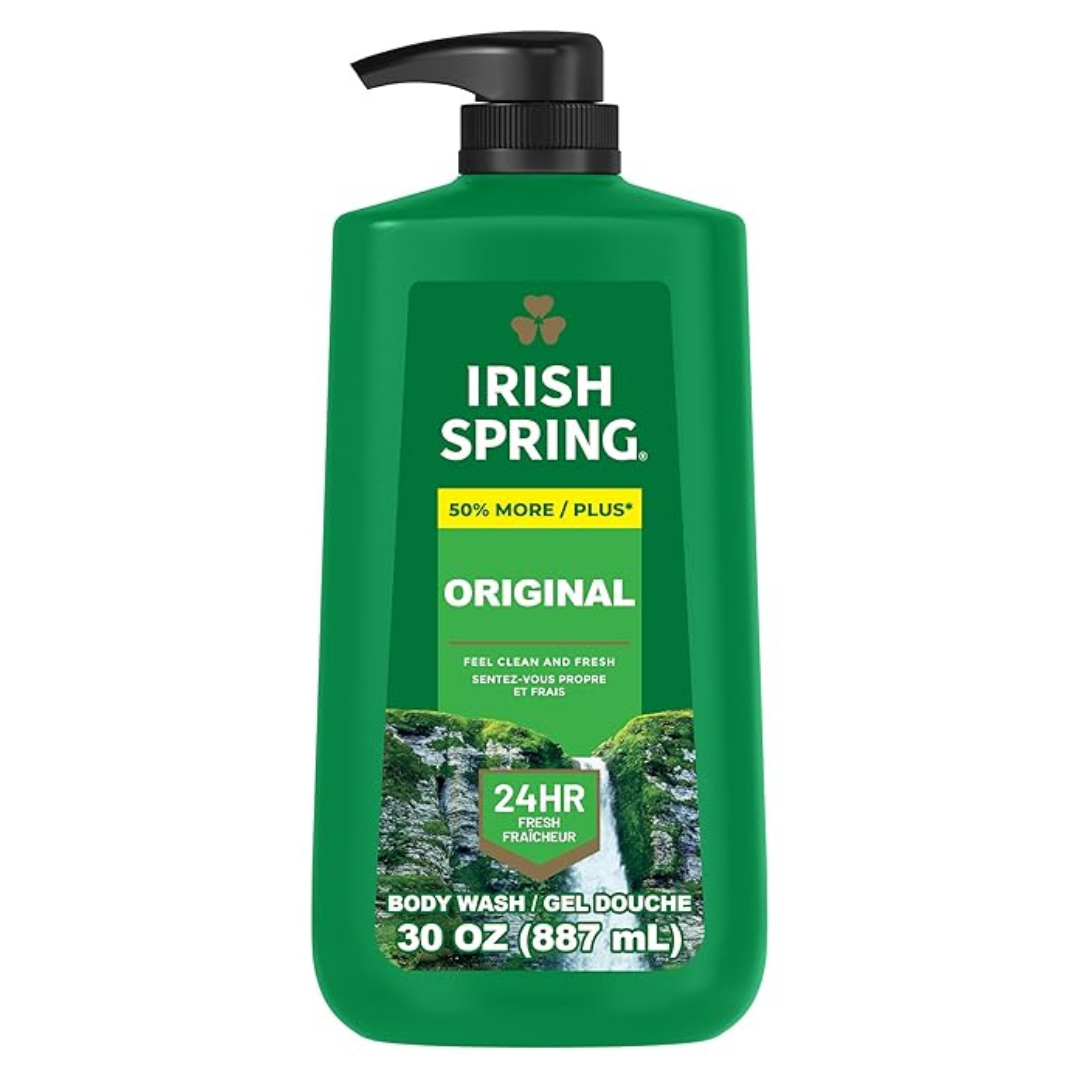 30oz Irish Spring Men's Body Wash Pump