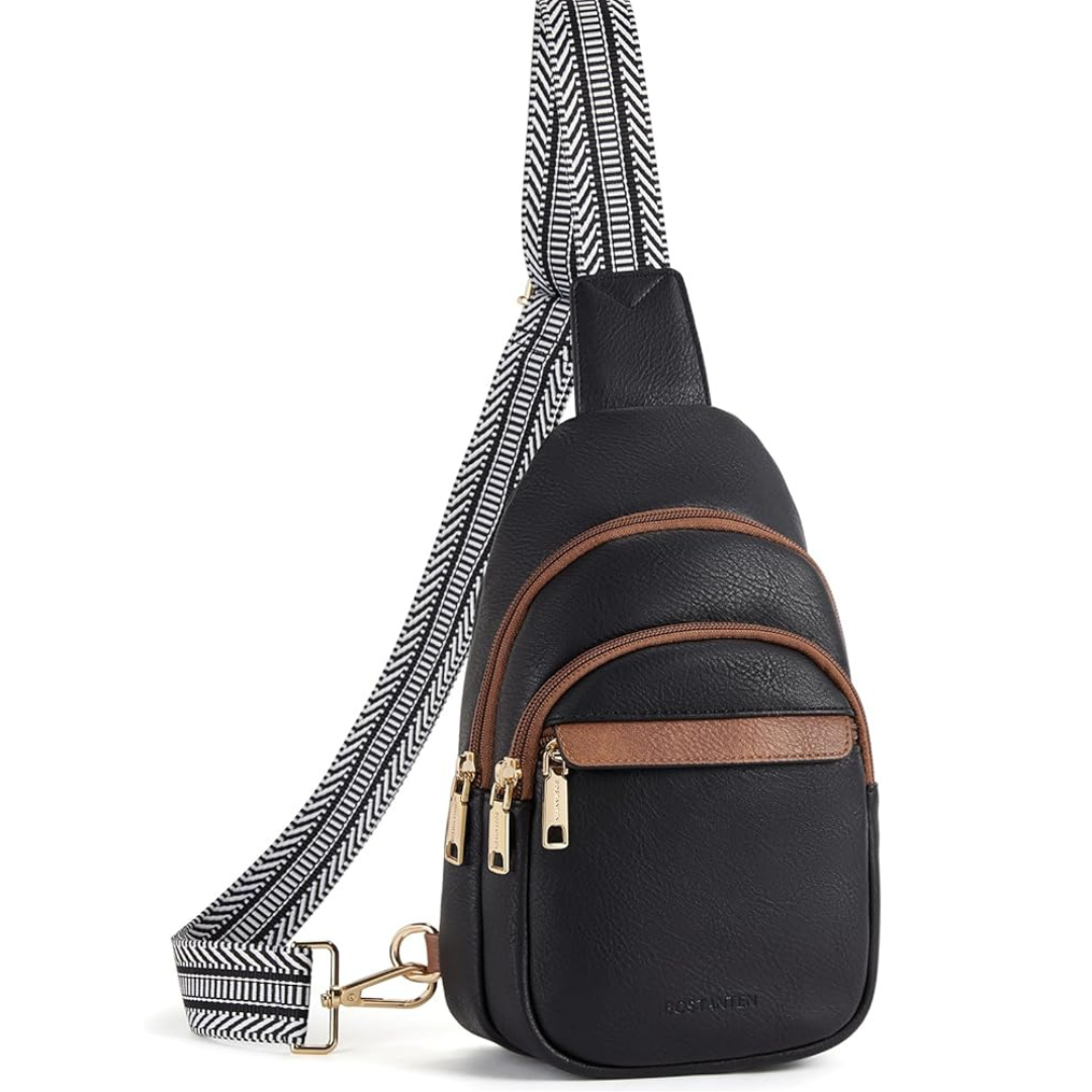 Women's Small Sling Leather Crossbody Bag (Various Color)
