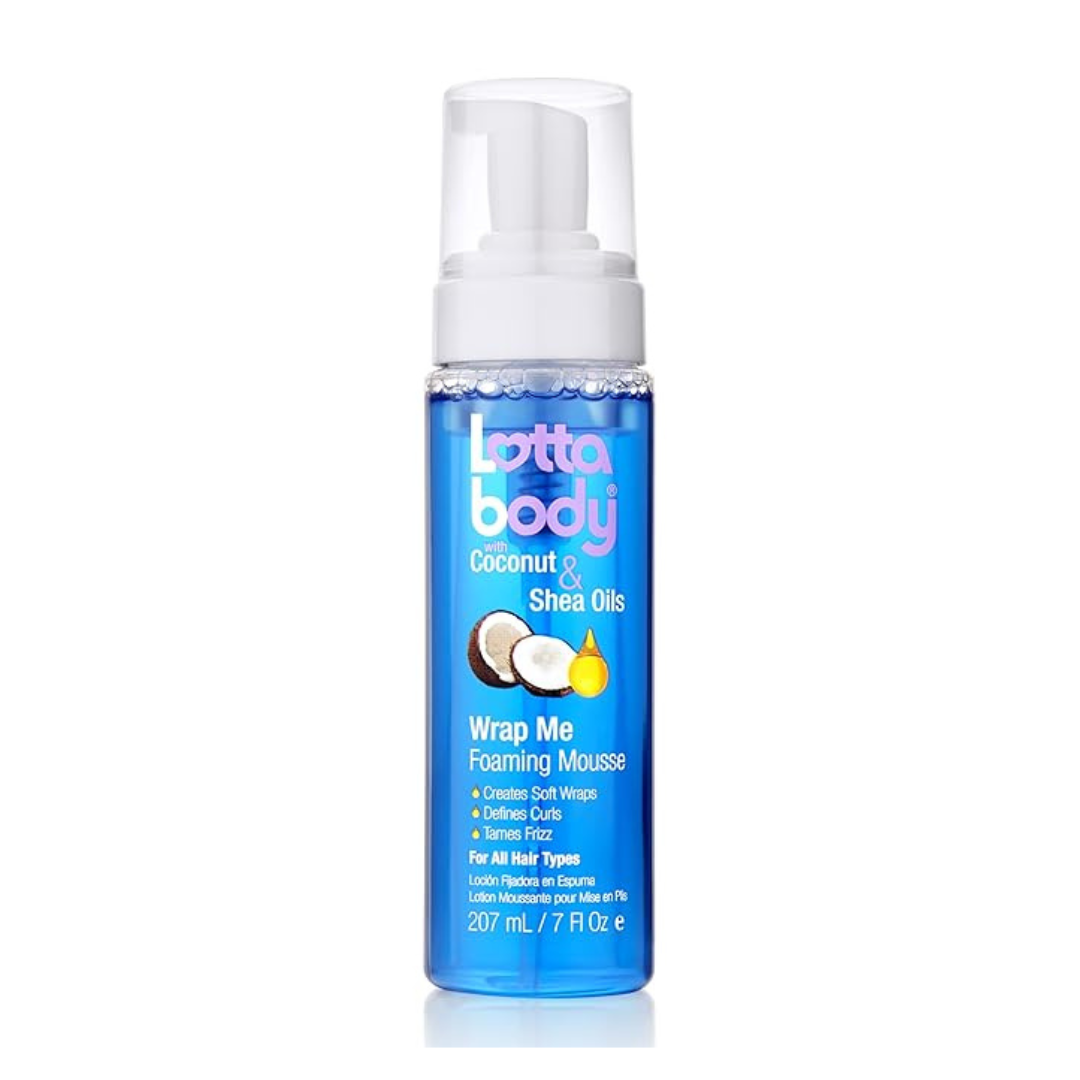 7-Oz Lottabody Coconut Oil and Shea Wrap Me Foaming Curl Mousse