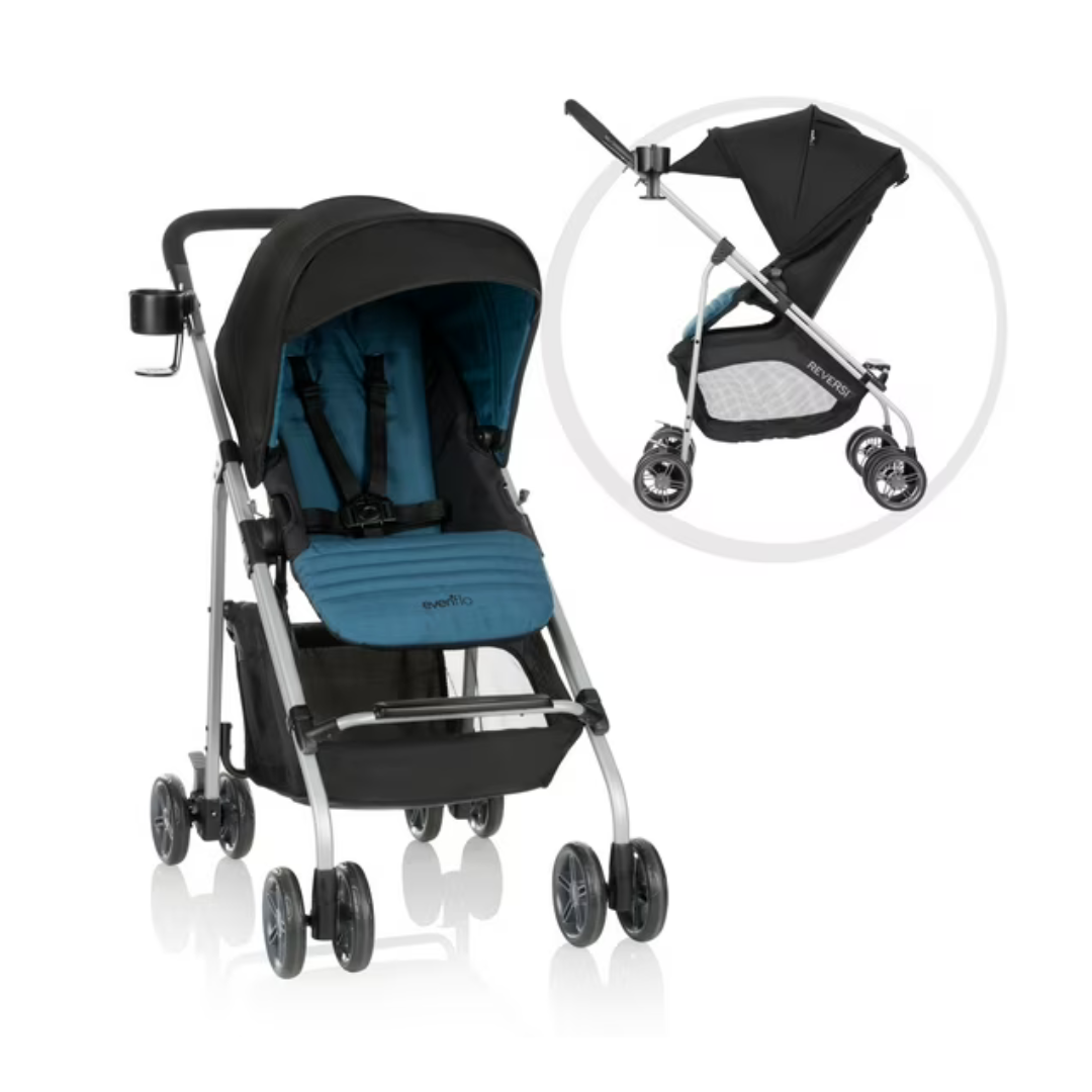 Evenflo Reversi Lightweight Stroller (Artimus Blue)