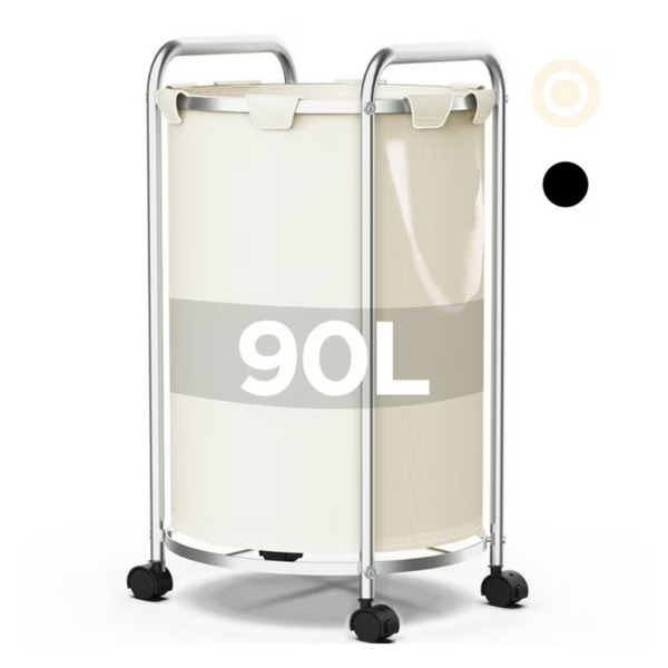 Nefoso 90L Rolling Laundry Hamper With 4 Wheels