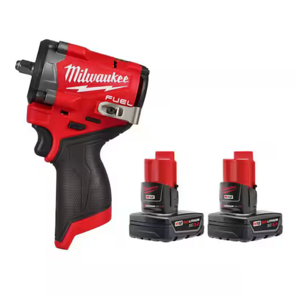 Milwaukee M12 Impact Wrench W/Battery Pack
