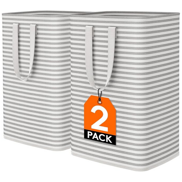 2-Pack Large Collapsible Laundry Baskets