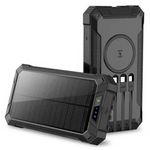 Alpha Digital 20,000mAh Battery Solar Portable Power Bank