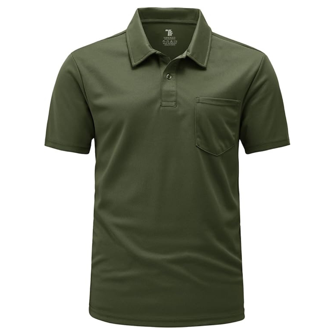 Men's Golf Short Sleeve Quick Dry Workout Tennis Polo Shirts