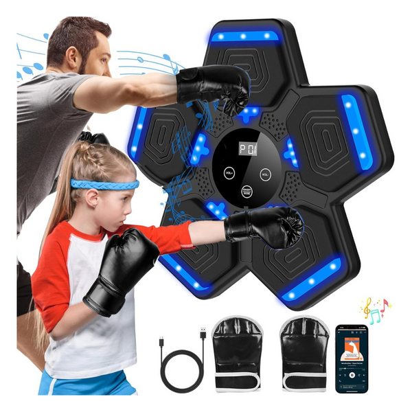 Mpbxisn Premium Music Boxing Machine With Gloves