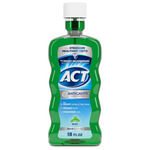 18 oz. ACT Anticavity Zero Alcohol Fluoride Mouthwash