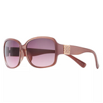 Nine West Women's 59mm Square Rose Sunglasses