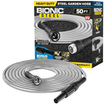 Bionic Steel 50ft Heavy-Duty Stainless Steel Metal Garden Hose