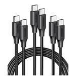 3-Pack UGREEN 6.6ft 100W Fast Charging USB-C Cable