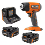 RIDGID 8V MAX Output Starter Kit W/ Battery & Charger W/ FREE 18V Heat Gun